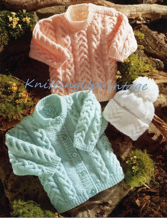 Baby Knitting Pattern pdf 16-24