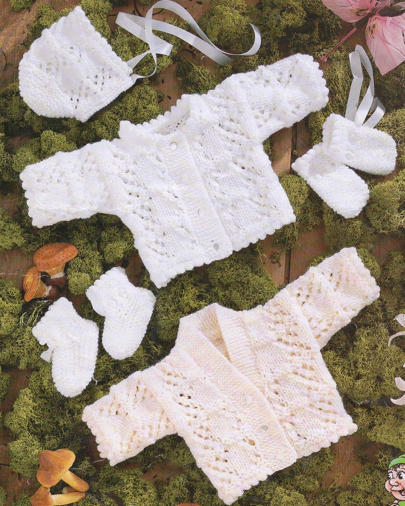 Premature sizes 1018 chest Baby Knitting Pattern Etsy
