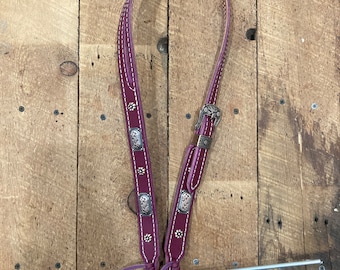 Wine Slit Ear Headstall