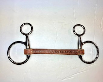 Leather Boucher Snaffle Bit