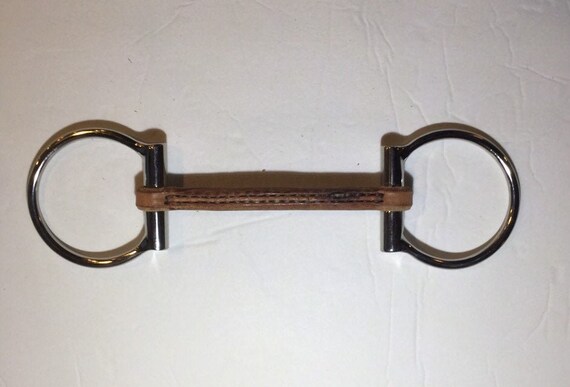 SS Brass Horse Bit - Western English Eggbutt Snaffle 4-1/2 Inch Oval Link