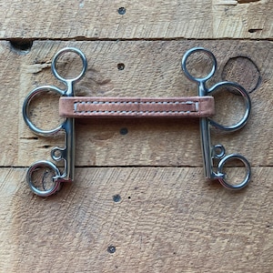 Leather Mouth Pelham Bit