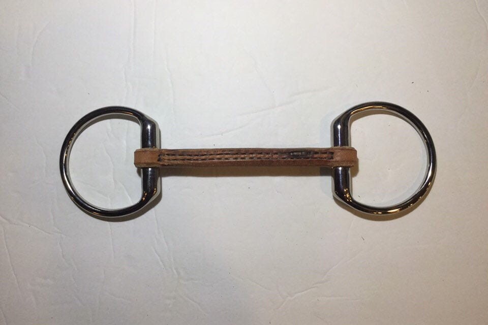 Leather or Rope Eggbutt Snaffle Bit