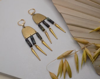 VII. Turquoise Spike Dangle Earrings | SPRING + SUMMER Series