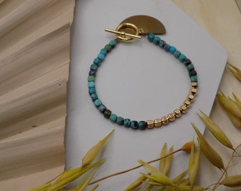 IX. Turquoise + Gold Bracelet | SPRING + SUMMER Series