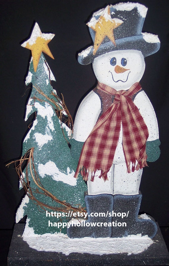 E Pattern 21 Snowman Wood Pattern Packet Christmas | Etsy