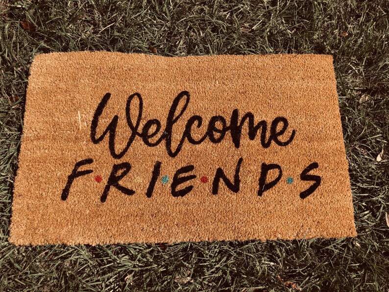 Friends Mat Doormat Friends Doormat Etsy