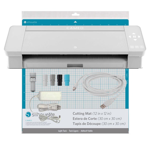 Silhouette Cameo 4 Digital Crafting Machine - WHITE