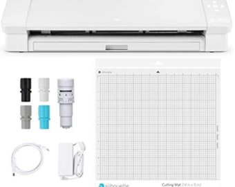 Silhouette Cameo Plus 15-Zoll-Version - 15-Zoll-Schneidematte, Stromkabel, Eingebaute Rollenzuführung, Silhouette Studio Software