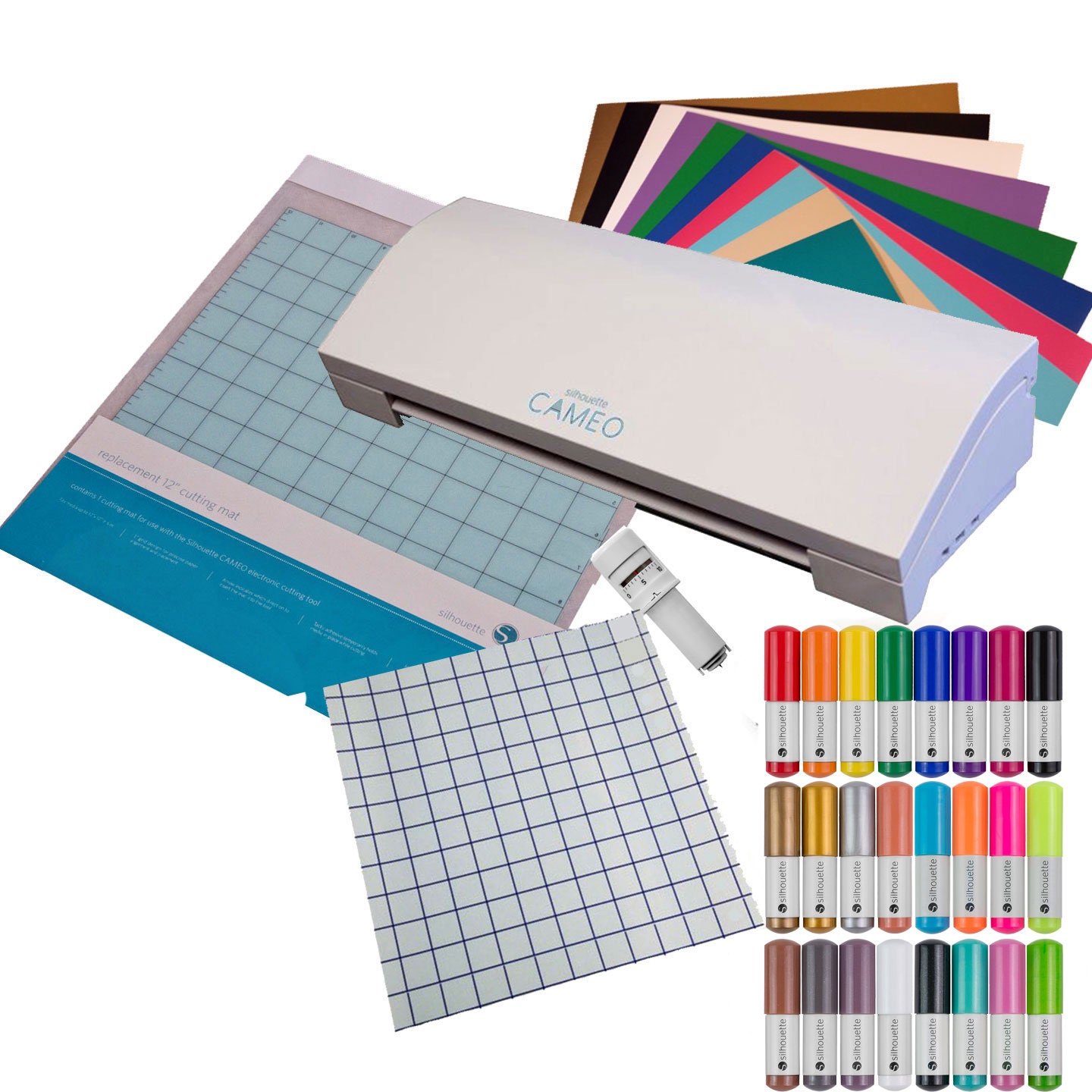 Silhouette Cameo 3 Bluetooth Starter Bundle Pack Etsy