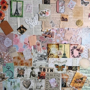 Ensemble de 100 pièces pour journal personnel de tailles variés, Scrapbooking, Cartes, Collage, Projet créatif, Projet D'Artisanat et autre.