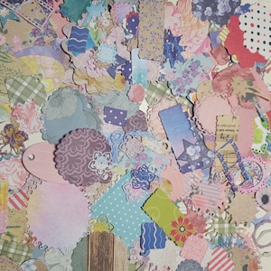 Papier découpé coloré de tailles variés. Scrapbooking/Cartes/Collage/Projet créatif/Journal/ Projet D'Artisanat/Kit/Embellissement/Pack