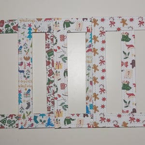 Ensemble de Cadres aux motifs de Noël. Scrapbook supplies/Card Making/Découpe papier/Collage/Artisanat/Art/Frame/Découpe Noël/Carte de voeux