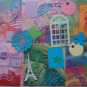 Kit for Junk Journal Supplies | Scrapbook Supplies | Card Making Supplies | Stationery Grab Bag | Paper Scraps | Card Kit