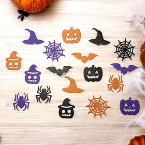 Jolies Découpes de 6 motifs de 3 couleurs d'Halloween/Junk Journal/Scrapbook Supplies/Die Cut/Card making/Scrapbooking/Fourniture/Décoration