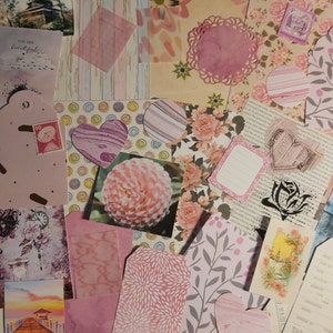 Ensemble de 60 pièces pour journal personnel de tailles variés, Scrapbooking, Cartes, Collage, Projet créatif, Projet D'Artisanat et autre.