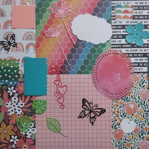 Kit for Junk Journal Supplies | Scrapbook Supplies | Card Making Supplies | Stationery Grab Bag | Paper Scraps | Card Kit