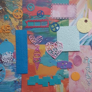 Kit for Junk Journal Supplies | Scrapbook Supplies | Card Making Supplies | Stationery Grab Bag | Paper Scraps | Card Kit
