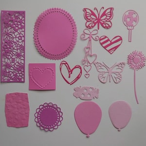 Assortiment de petites découpes/éphémère/journal indésirable/fourniture de scrapbooking/embellissement de papier/carte de souhaits/15 pièces