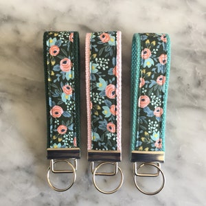 Rifle Paper Co Floral Hunter Green Lanyard Floral Lanyard Teacher lanyard image 6