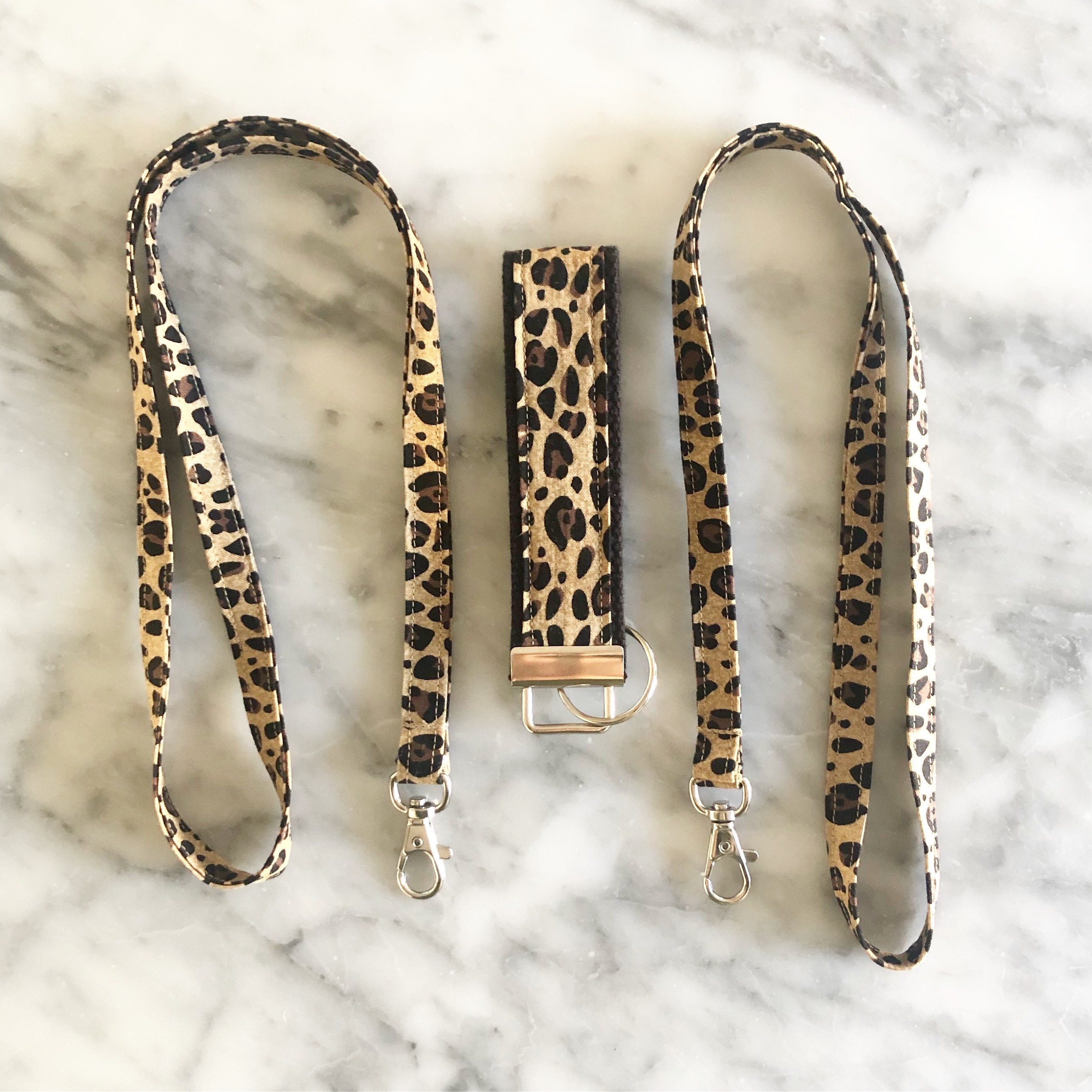 Leopard Lanyard - Etsy