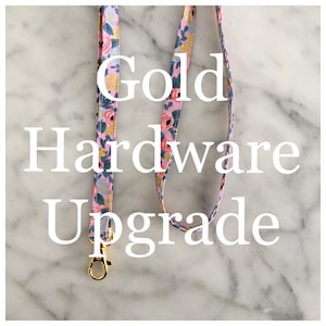 Add Gold Hardware To Any Lanyard