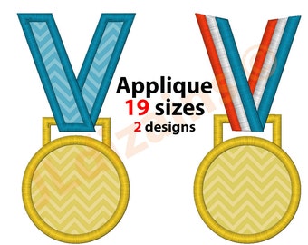 Medal Applique Design. Medal embroidery design. Medal embroidery. Medal monogram Medallion applique Medal applique Machine embroidery design