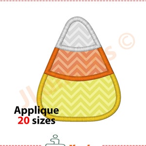 Candy Corn Applique Design. Candy corn embroidery design. Embroidery candy corn. Halloween applique design. Machine embroidery design