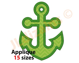 Anchor Applique Design. Anchor embroidery design. Embroidery design anchor. Anchor applique. Nautical embroidery. Machine embroidery design