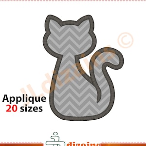 Cat Applique Design. Cat embroidery design. Embroidery design cat. Applique design cat. Embroidery applique cat. Machine embroidery design.