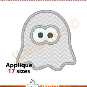 Ghost Applique Design. Ghost embroidery design. Embroidery halloween. Halloween applique design. Embroidery ghost. Machine embroidery design
