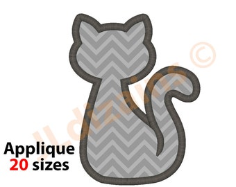 Cat Applique Design. Cat embroidery design. Embroidery design cat. Applique design cat. Embroidery applique cat. Machine embroidery design.