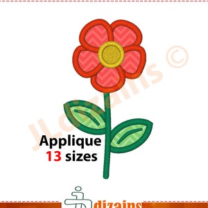 Flower Embroidery Design. Embroidery applique flower. Flower applique design. Embroidery design flower. Machine embroidery design.