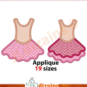 Ballerina Tutu Applique Design Set. Tutu embroidery design. Embroidery tutu. Embroidery applique tutu. Balerina. Machine embroidery design