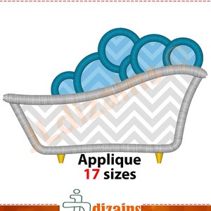 Badkarsapplikation. Broderidesign för badkar. Applikationsdesign för badkar. Broderidesign för badkar. Badkarsbroderi. Maskinbroderidesign