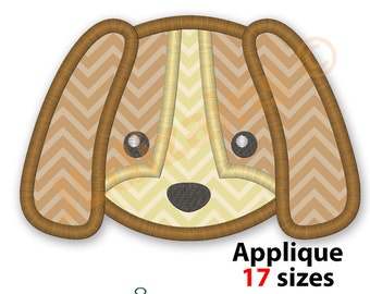 Puppy Embroidery Design. Puppy applique design. Embroidery puppy. Applique puppy. Puppy face embroidery. Machine embroidery design.