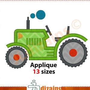 Tractor Applique Design. Tractor embroidery design. Embroidery tractor. Applique tractor Embroidery design tractor Machine embroidery design