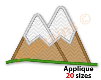 Mountain Applique Design. Mountain embroidery design. Hill embroidery. Hill applique. Embroidery design mountain. Machine embroidery design