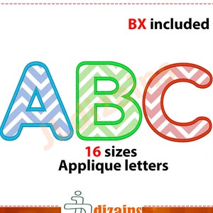 Applique Letters Etsy