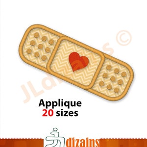 Bandage Applique Design Broderie. Conception de broderie de bandage. Bandage applique. Appliques de broderie à la machine en plâtre avec