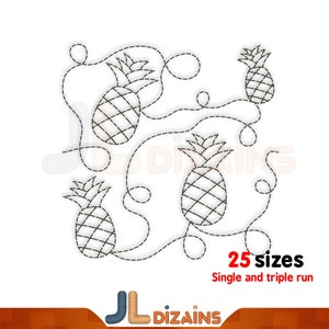 Pineapple quilt block machine embroidery design. Pineapple quilt block embroidery. Pineapple quilt block machine embroidery design. E2E