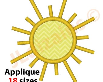 Sun Applique Design. Sun embroidery design. Embroidery applique sun. Embroidery design sun. Sun embroidery. Machine embroidery design.