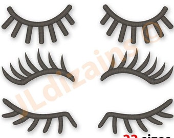 Eyelashes Embroidery Design. Lashes embroidery. Eyelashes embroidery designs. Eye embroidery designs. Eyelashes machine embroidery design.