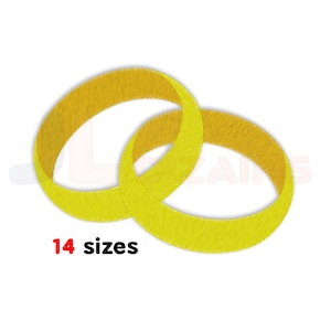 Wedding rings embroidery design. Mini to large wedding rings machine embroidery design. 14 sizes included.
