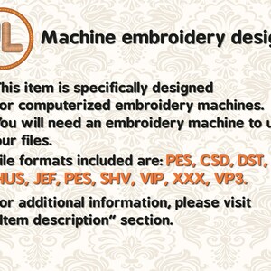 a sign that says machine embroidery designs