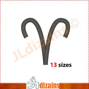 Aries Embroidery Design. Zodiac embroidery. Horoscope embroidery. Embroidery Aries.Machine embroidery design