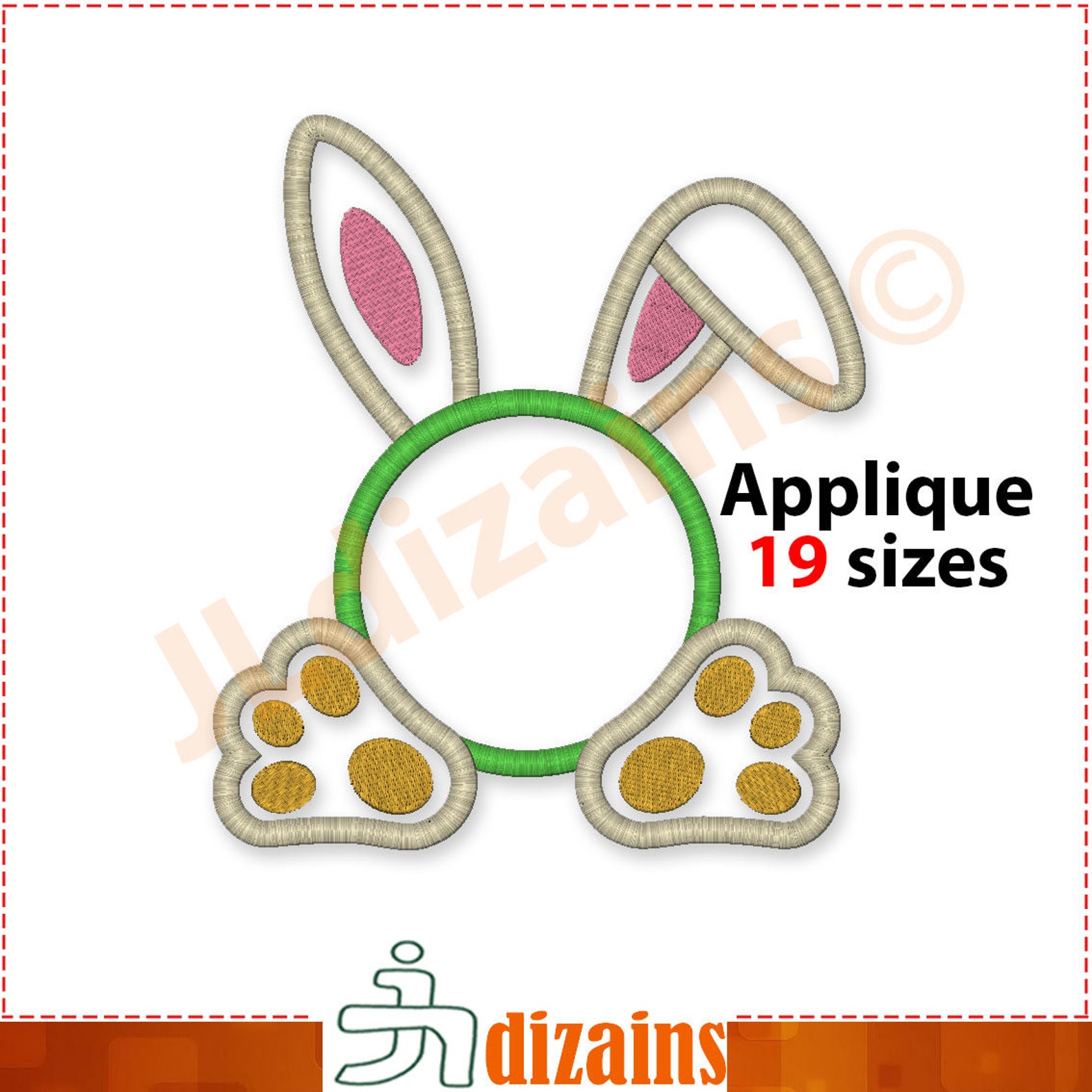 Easter Monogram Embroidery Applique Set. Easter applique Etsy