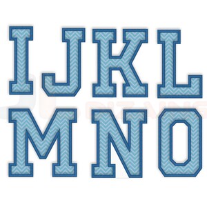 Sport alphabet machine embroidery design