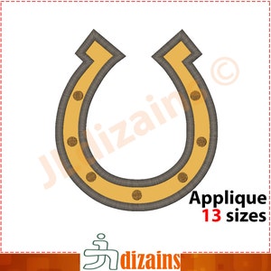 Horseshoe Applique Design. Horseshoe embroidery design. Embroidery horseshoe. Applique horseshoe. Luck embroidery. Machine embroidery design