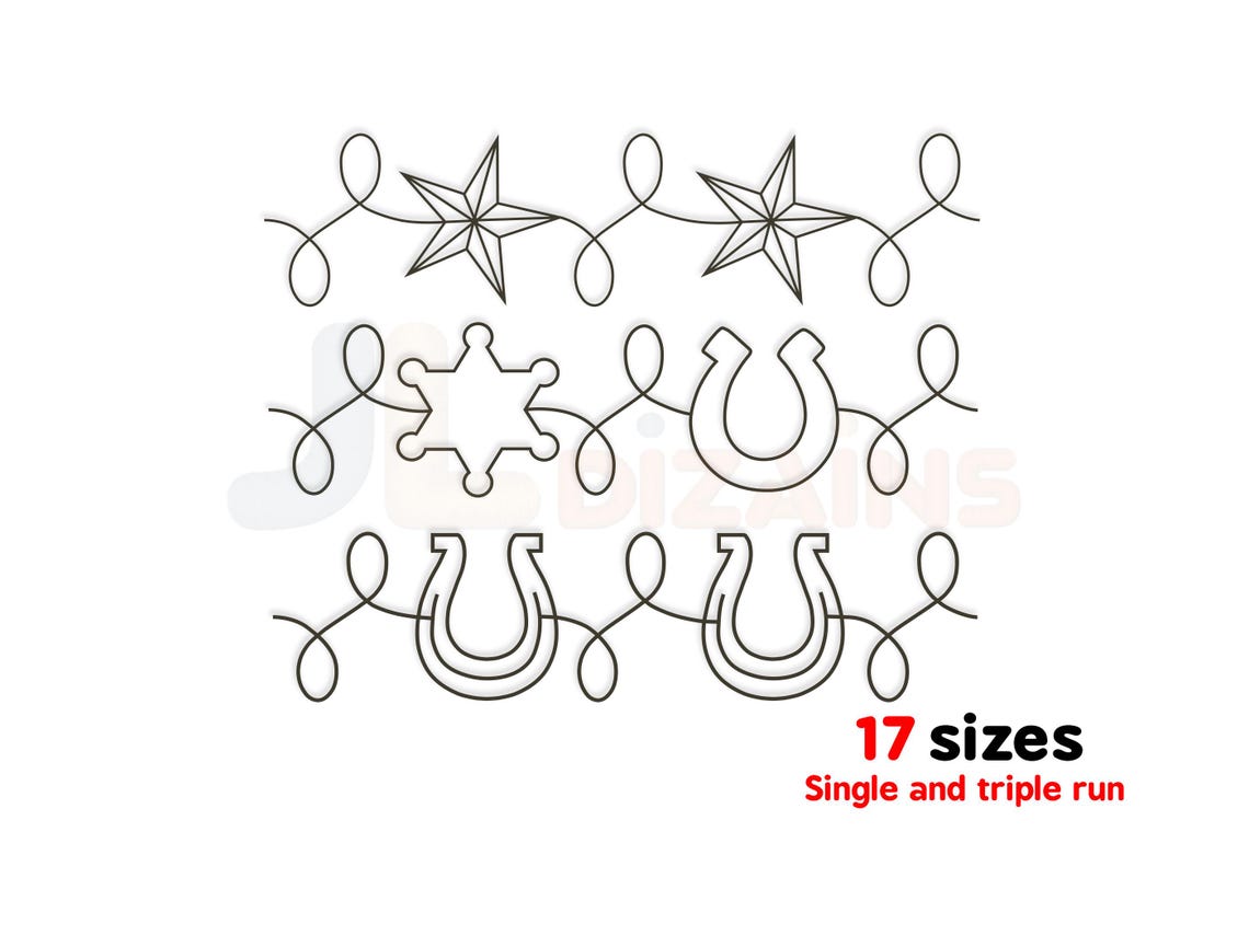 Texas Edge to Edge Quilting Design: Continuous Line Pattern for ...